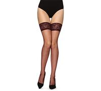 Merry Style Medias de Rejilla para mujer Autoadhesivas de Red Malla Lencería Sexy para Mujeres Underwear Pantys Tights MSSS003 (Avioro, XS/S (32-38))