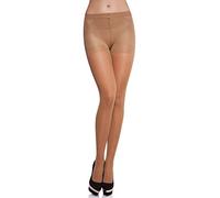 Merry Style Medias Reductoras Finas Panty Lencería Sexy para Mujer Pantys Tights for women Ropa de mujer MS 128 40 DEN (Beige, S)