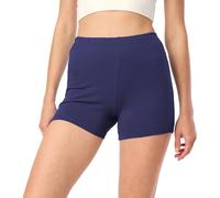 Merry Style Pantalones Cortos para Mujer Mallas Cortas Deportivas Shorts de algodón MS10-392 (Azul Marino, L)