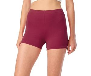 Merry Style Pantalones Cortos para Mujer Mallas Cortas Deportivas Shorts de algodón MS10-392 (Burdeos, XL)