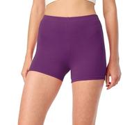 Merry Style Pantalones Cortos para Mujer Mallas Cortas Deportivas Shorts de algodón MS10-392 (Púrpura, L)