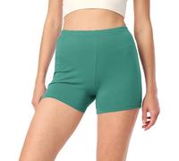 Merry Style Pantalones Cortos para Mujer Mallas Cortas Deportivas Shorts de algodón MS10-392 (Turquesa Oscuro, S)
