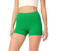 Merry Style Pantalones Cortos para Mujer Mallas Cortas Deportivas Shorts de algodón MS10-392 (Verde, XXL)