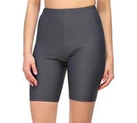Merry Style Shorts de Bikini para Mujer Leggins Cortos Bañadores Pantalones Cortos de Mujeres Piscina natación Bikini Leggings Mallas Cortas Swimwear MS10-333 (Grafito,42)