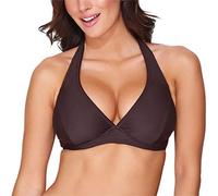 Merry Style Sujetador de Bikini Parte de Arriba Bañador Top de Traje de Baño Mujer 74RN24 (Marrón (8157), EU 80 D=ES 95 D)