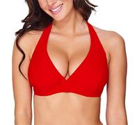 Merry Style Sujetador de Bikini Parte de Arriba Bañador Top de Traje de Baño Mujer 74RN24 (Rojo (4186), EU 80 B=ES 95 B)