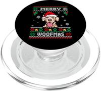 Merry Woofmas Rhodesian Ridgeback Dog Christmas Ugly Xmas PopSockets PopGrip para MagSafe