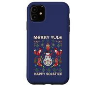 Merry Yule Happy Solstice Christmas Cottagecore Escandinavo Carcasa para iPhone 11