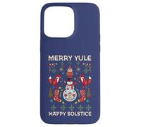 Merry Yule Happy Solstice Christmas Cottagecore Escandinavo Carcasa para iPhone 15 Pro MAX