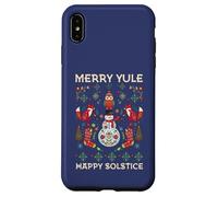 Merry Yule Happy Solstice Christmas Cottagecore Escandinavo Carcasa para iPhone XS MAX