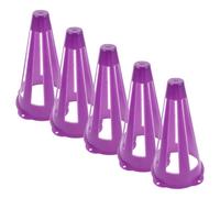 MERRYHAPY 1 Juego Cono Hueco Resistente al Viento para Deportes al Aire Libre, Material PE Base Reforzada y Paredes Gruesas, Adecuado para Prácticas Escolares y Entrenamiento 5 Piezas