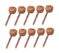 MERRYHAPY 10 Piezas Palitos Masticables para Mascotas Pequeñas Palos de Madera Seguros para Conejos y Cobayas Juguetes para Roer Que Protegen Dientes y Promueven Bucal Color Color Aleatorio