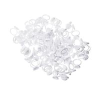 MERRYHAPY 100piezas Taza Anillo Para Pigmentos Soporte Para Extensión De Pestañas y Técnicas De Maquillaje Profesional