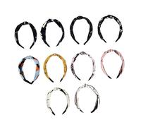MERRYHAPY 10piezas Diademas De Tela Cómodas y Decorativas Para Niñas y Mujeres Adornos Para Cortes De Pelo Fácil De Limpiar y Usar