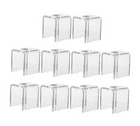 MERRYHAPY 10piezas Soporte Para Molde De Labial Diy Soporte De Anillo Para Bálsamo Labial Herramientas De Maquillaje De Durable y Reutilizable