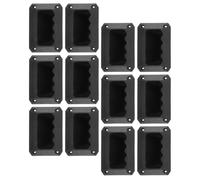 MERRYHAPY 12 Manijas de Plástico para Altavoz Empotrado, Asa Lateral Compacta y Resistente, Tirador Decorativo para Equipo de Audio, Accesorio Práctico para Montaje en Escenario, Paquete