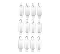 MERRYHAPY 12 piezas Botellas Reutilizables con Gancho para Viaje Botellas de Plástico para Almacenaje y Recarga Portátiles y Duraderas para Diario y Equipaje Color Aleatorio Color Aleatorio