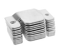 MERRYHAPY 12 Piezas Conector de sofá Articulaciones seccionales de sofá a presión Juntas de Muebles a presión Pin de Conectores Acero Inoxidable Plata