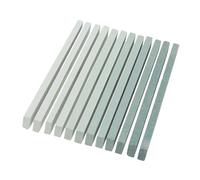 MERRYHAPY 12 Piezas Juego Profesional de Piedras de Afilar de Carburo de Silicio Verde para Pulir y Rectificar Jade y Ágata, 15cm, Adecuado para Uso en Cocina y Exterior