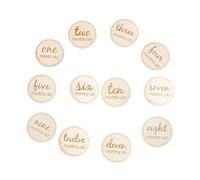 MERRYHAPY 12 Uds Tarjetas De Nacimiento De Tarjetas De Cumpleaños Infantiles Tarjetas Mensuales Para Tarjetas Para Recién Nacidos Tarjetas De Hitos Para Bebés