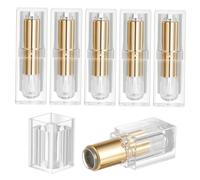MERRYHAPY 12piezas Tubos Vacíos Transparentes Para Labial y Bálsamo Labial Para Hacer Muestras De Labios Contenedores De Almacenamiento Prácticos y Estilizados