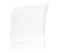 MERRYHAPY 150piezas Barra De Visualización Para Uñas Acrílicas Organizador De Polvos De Inmersión Tableros Transparentes Para Exhibición De Manicura Tiras Transparentes Para Exhibición