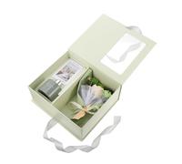 MERRYHAPY 1juego De Flores De Jabón Aromático Para Del Día De San Valentín Set De Caja Floral y Bouquet De Jabón Para y Celebraciones
