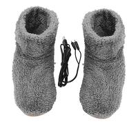 MERRYHAPY 1par Calentadores De Pies Usb Recargables De Felpa Zapatillas Térmicas Prácticas Para Oficina y Estudio Para Clima Frío