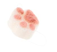 MERRYHAPY 1pieza Esponja De Ducha Forma De Patita De Gato Herramienta De Baño Divertida Para Lavado Facial y Cuerpo Generador De Suave Para Adultos