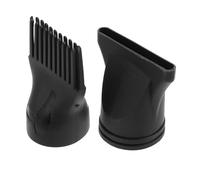 MERRYHAPY 2 piezas Boquilla para Secador de Pelo Profesional Accesorio para Peluquería con Punta Plana y Peine Difusor Resistente para Secado y Peinado Versátil