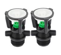 MERRYHAPY 2 piezas Boquillas de Riego Giratorias para Jardín Aspersores Plásticos Duraderos Accesorios para Mangueras Pack para Huertos Césped y Parques