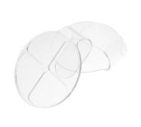 MERRYHAPY 2 Piezas Paleta De Colores Para Mezclar Maquillaje Platos De Maquillaje Portátiles Bandejas Para Mezclar Bases y Sombras De Ojos Cosméticos