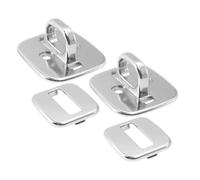 MERRYHAPY 2 Piezas Placa Anclaje para Escritorio con Candado de Seguridad para Portátiles Cierre Externo Fácil Base Fija Antirrobo para Oficinas Escuelas y Viajes