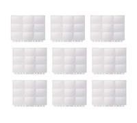 MERRYHAPY 20 Protectores de Páginas para Fichas Coleccionables de Pp Costuras Reforzadas y Diseño Transparente para Organizar Tarjetas de Intercambio