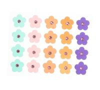 MERRYHAPY 20piezas Pegatinas Adhesivas Para Imperfecciones Del Rostro De Flores Coloridas Para Cubrir Manchas y Acné Diseño Elegante y Discreto Para Tipos De Maquillaje