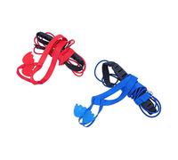 MERRYHAPY 2piezas Arnés Ajustable para Aves De Compañía Correa para Volar Al Aire De Rojo y Azul
