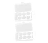 MERRYHAPY 2piezas Caja De Almacenamiento para Esponjas De Maquillaje Organizador De Polvo Puff Tapa Estuche De Viaje para Cosméticos De Diseño Moderno y Práctico