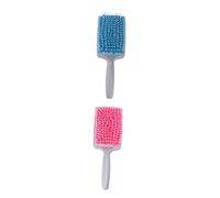 MERRYHAPY 2piezas Cepillo Secador De Pelo Absorbente Peine De Secado Rápido Cerda Microfibra Para Uso Casa y Masaje Capilar