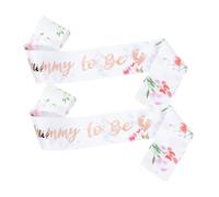 MERRYHAPY 2piezas Cinturón Decorativo Mommy to Be Para Shower y Celebraciones Accesorio Elegante y Cómodo Para Futuras Mamás