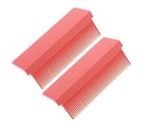 MERRYHAPY 2piezas Peine Eléctrico De De y Nailon Alisador De Cabello Profesional Portátil Peine Alisador Térmico