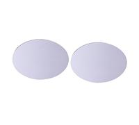 MERRYHAPY 2piezas Reflective Mirrors Photography Props Acrylic Background Tools for Cosmetics and Jewelry Photography Diameter