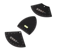 MERRYHAPY 3 Piezas De Herramientas Modelador De Cejas Calibrador De Cejas Regla De Posicionamiento De Herramienta De Dibujo De Regla De Medición De Plantilla De Guía