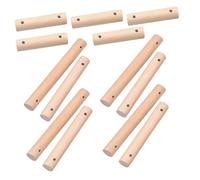 MERRYHAPY 30 Piezas De Jaulas para Pájaros Juguetes para Escalar Periquitos Escaleras Peldaños Varillas De Madera De 7 Cm Juguetes para Mascotas Palitos De Madera Redondos Sin