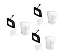 MERRYHAPY 3piezas Anillo De Alimentación para Peceras Taza De Comida para Peces Medidor Flotante De Alimento para Acuarios Diseño Suspendido para Alimentos y Rojos para Evitar El