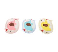 MERRYHAPY 3piezas Esponjas Para Bebés Jabones Infantiles Diseño De Dibujos Animados De Aseo y Absorbentes Para Azul Rosa y