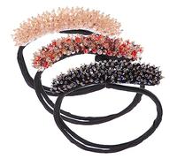 MERRYHAPY 3piezas Herramientas De Peinado Para Moño Creador De Moños De Media Bun Accesorios De Peluquería Para Mujeres y Niñas Color Aleatorio