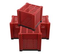 MERRYHAPY 4 Piezas Caja Filtro Acuario Duradera Cubos Purificadores Compatibles con Medios Filtrantes Fácil Instalación y Limpieza para Estanques y Peceras