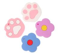 MERRYHAPY 4 piezas Fundas de Silicona para Llaves Diseño Cartoon Lindo Protector para Mujer Accesorios Identificadores Hogar y Mochilas