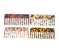 MERRYHAPY 4 Piezas Peine antiestático peines franceses para mujeres de dientes extra anchos para pelucas ácido acético