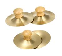 MERRYHAPY 4 Piezas Platillos de Dedo para Mini Instrumentos Musicales de Resistentes y Claros para Educación Musical y Danza Infantil